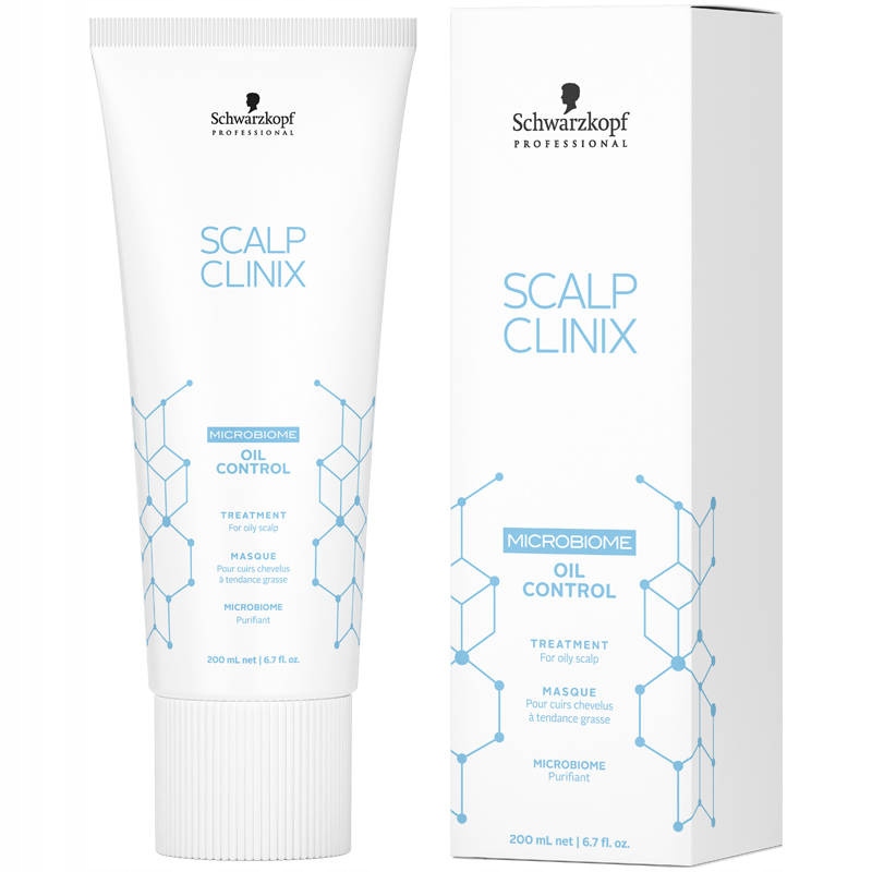 Schwarzkopf Scalp Clinix Oil Control Regulační maska Sebum 200 Ml