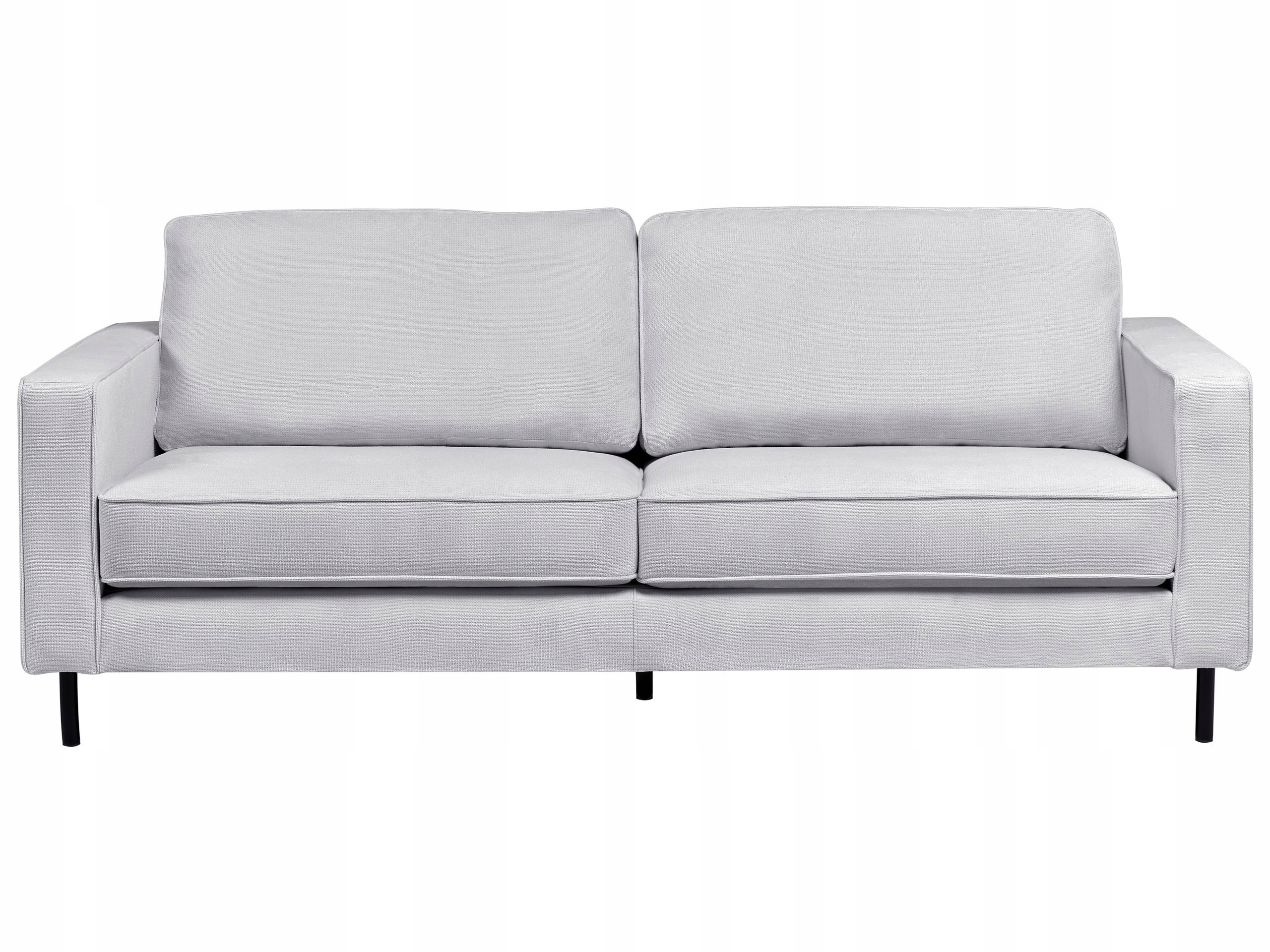 Sofa 3-osobowa tapicerowana jasnoszara