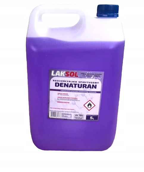 

Denaturat Alkohol Etylowy Całkowicie Skażony 5L