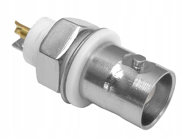 

Gniazdo Bnc 50Ohm panelowe izolowane lutowane