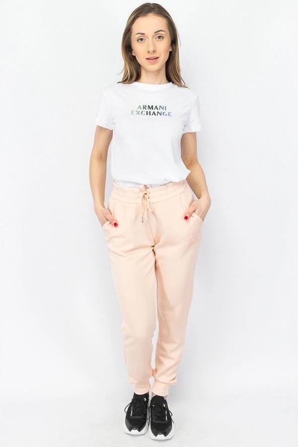 Dámské kalhoty Armani Exchange 3DYP79 Yjepz 14BD broskvové Xs