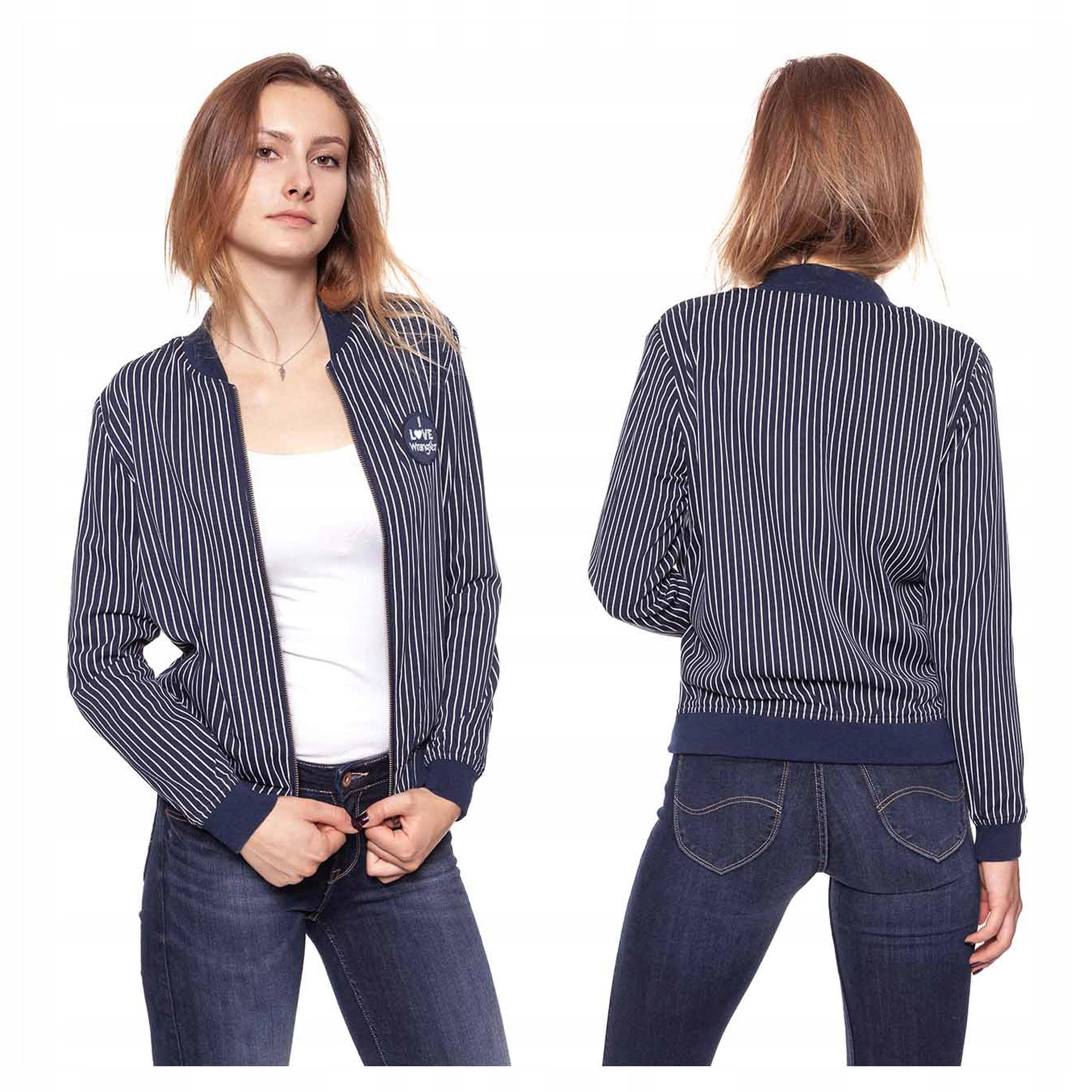 Dámská přechodová bunda Wrangler Stripes Bomber Xs