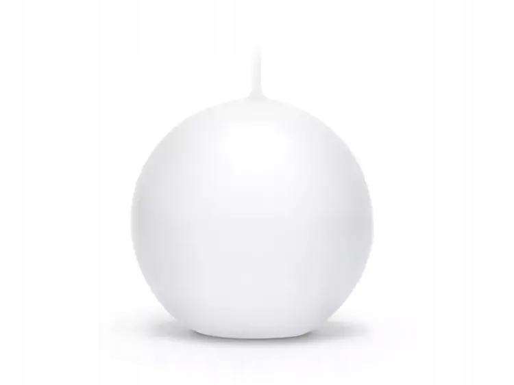 

Świece Kule Białe Komunia Wesele Chrzest 6cm 1szt