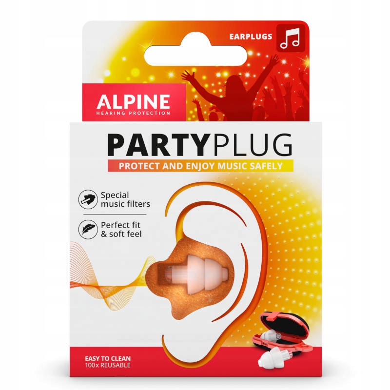 

PartyPlug Alpine zatyczki muzyczne transparentne