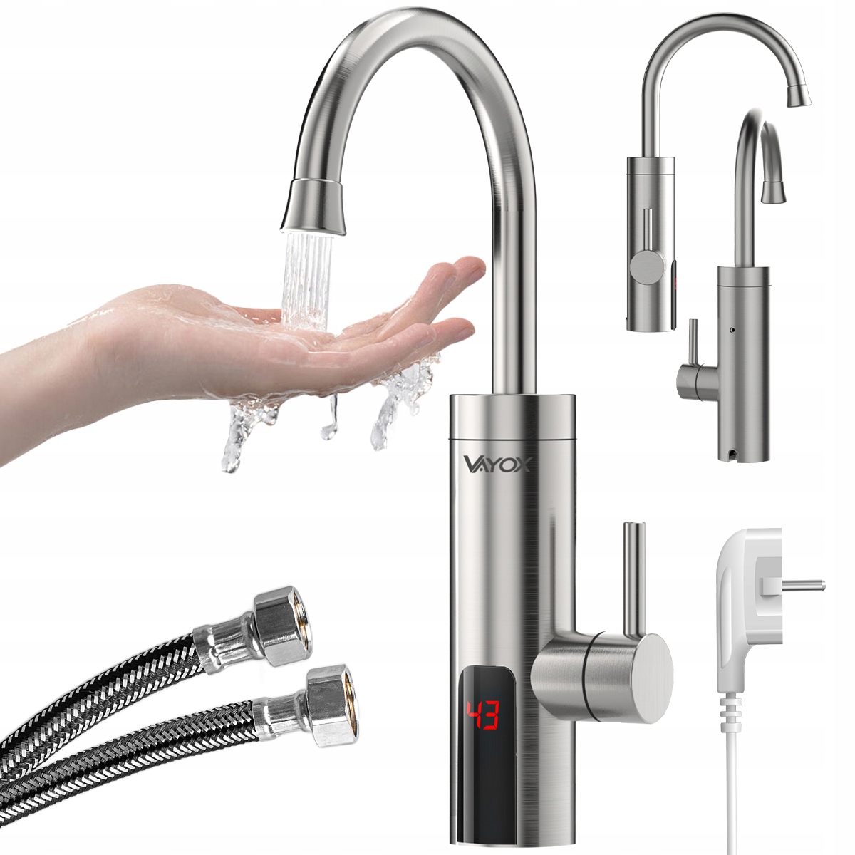 Prietokový ohrievač vody Vayox VA0211