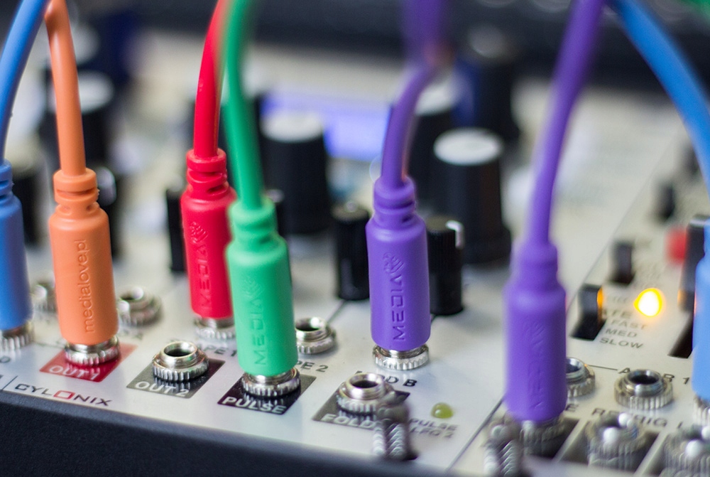 Patch kable Kabel 3,5mm Mono Modular 6 sztuk 60cm Typ kabel