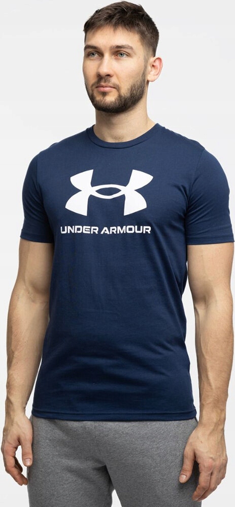 Pánské Tričko Under Armour Sportstyle Logo Tmavě Modré 1382911 408 vel. L