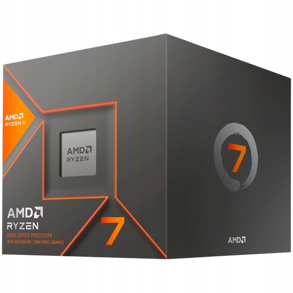 Amd, Ryzen 7 8700G, Processor Box, soc. AM5, 65W, Radeon Graphics,…