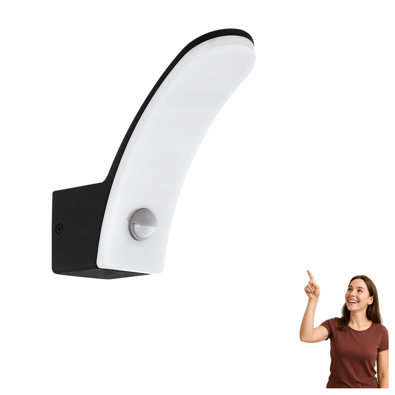 Venkovní Led nástěnné svítidlo 11,5 W se senzorem Fiumicino 98149 Eglo