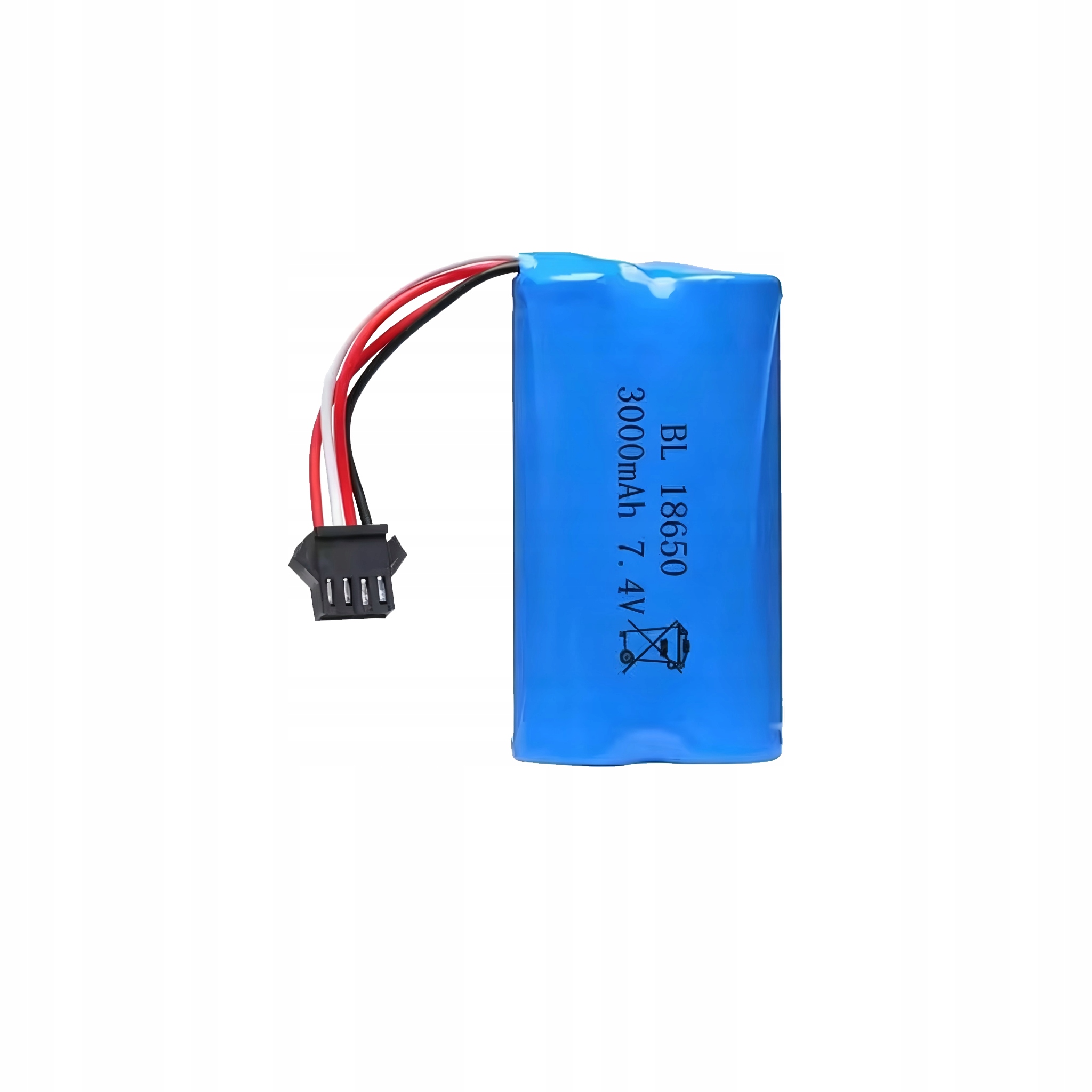 Baterie pro hračky Rc 3000 mAh 7,4 V, 4pinový konektor