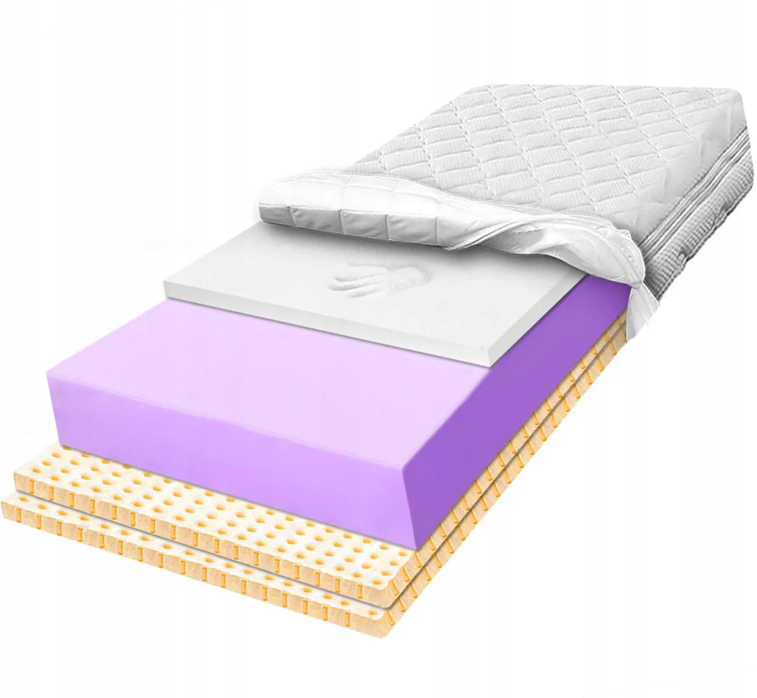 Prémiový penový matrac 150x190 visco latex 24 cm, priedušný, pružný H3