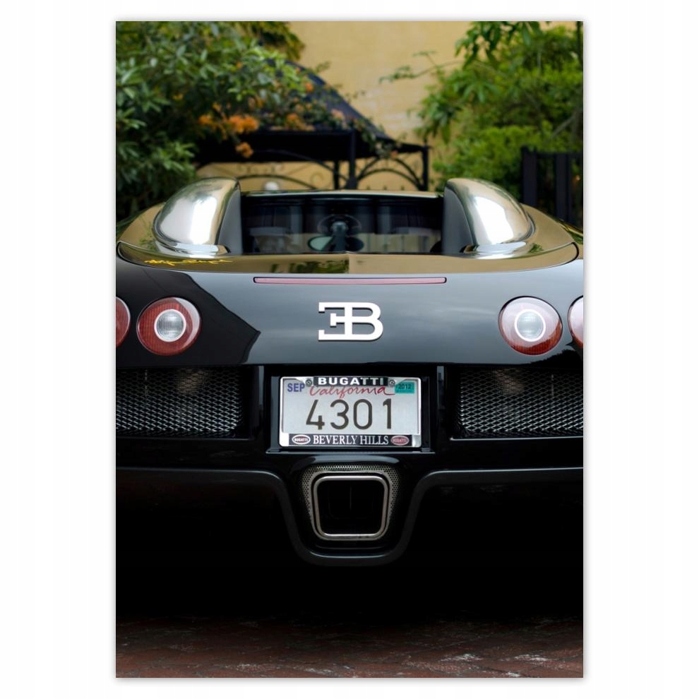 

Plakaty 50x70 Żółte Bugatti