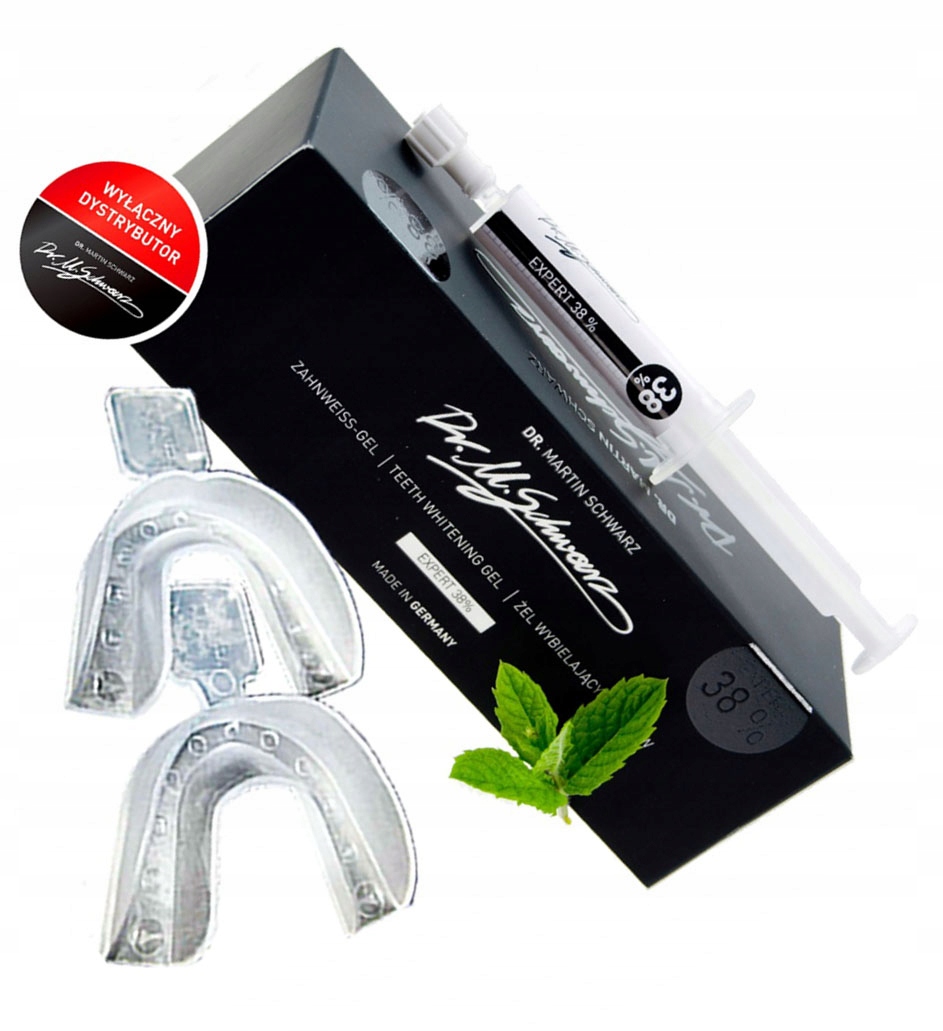Żel Dr.SCHWARZ__38%__WYBIELANIE Zębów Nakładki