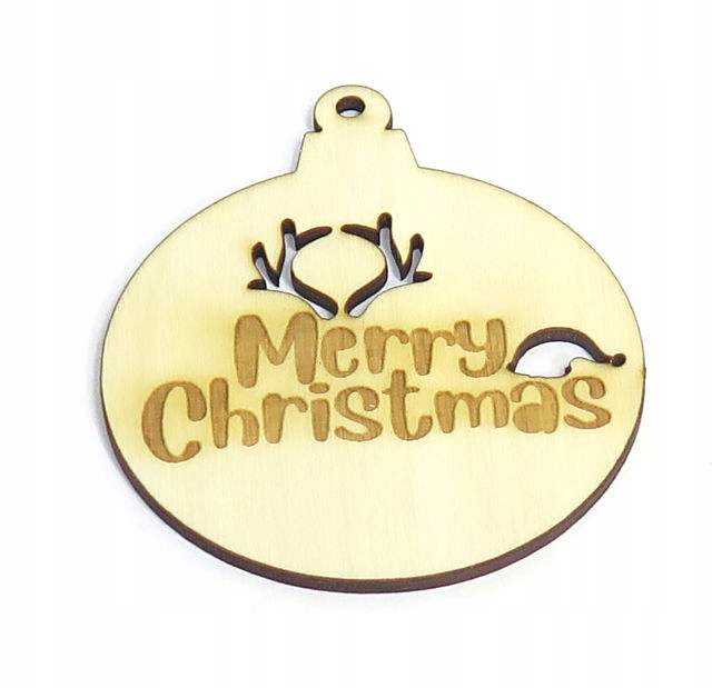 KARTKA ŚWIĄTECZNA EKO BOMBKA Merry Christmas MB83