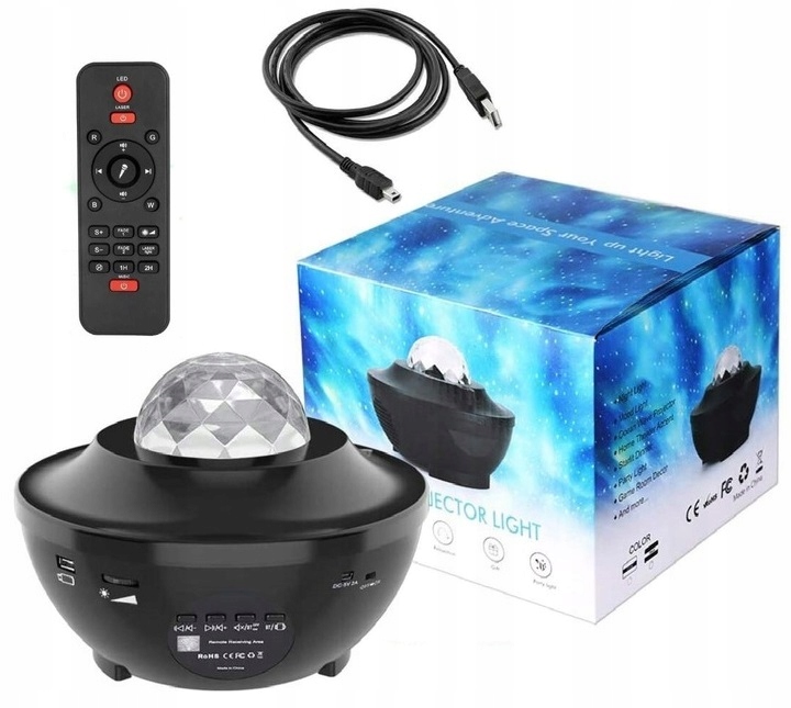 

Projektor Gwiazd Star Led Lampka Nocna Bt