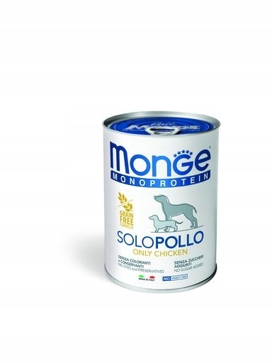 5 x Monge Dog Solo Kuřecí maso 400 g