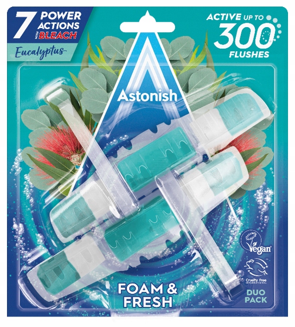 

Astonish Foam&Fresh zawieszki do toalety eukaliptu