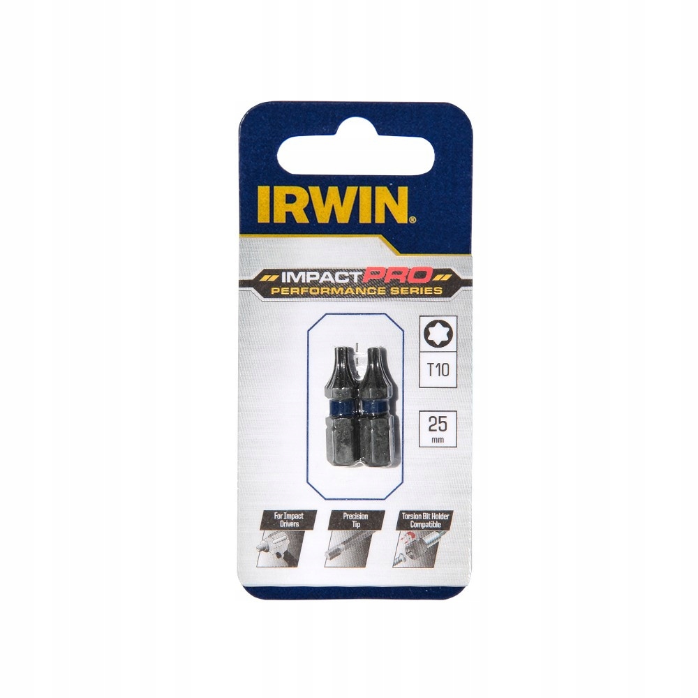 

Bit do wiertarki Torx T10 25mm Impact Pro 2szt Irw