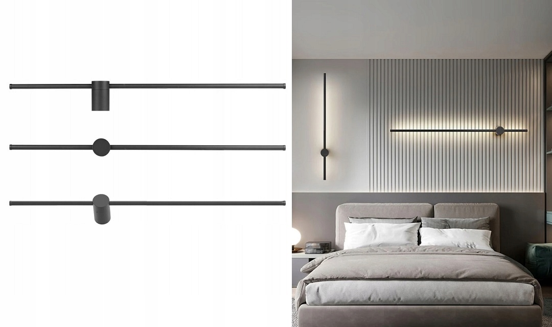 Nowoczesna Oprawa ścienna Kinkiet led lampa 90cm