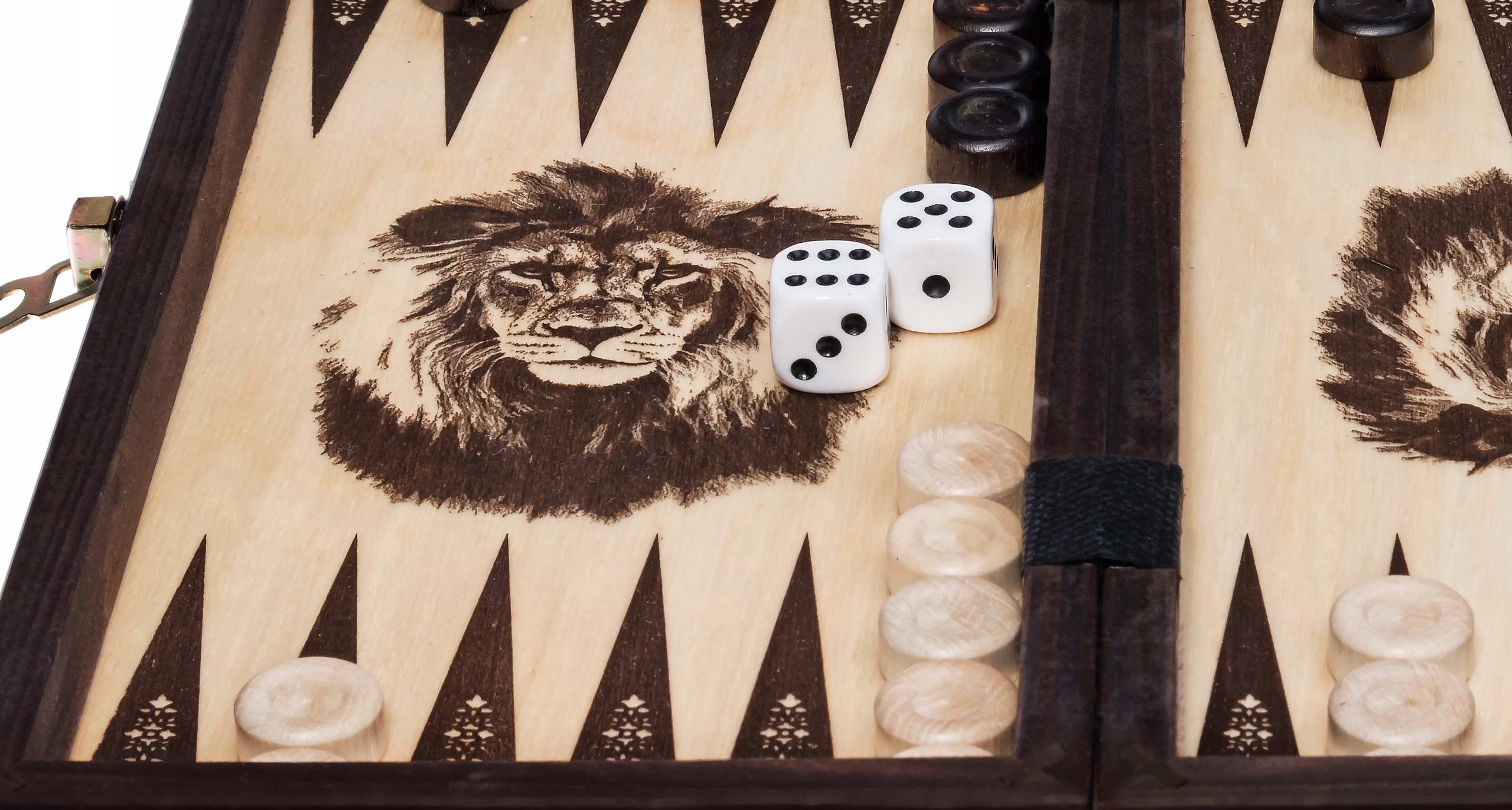 SZACHY WARCABY DREWNIANE BACKGAMMON TRYKTRAK 27 cm Producent Chesscheck