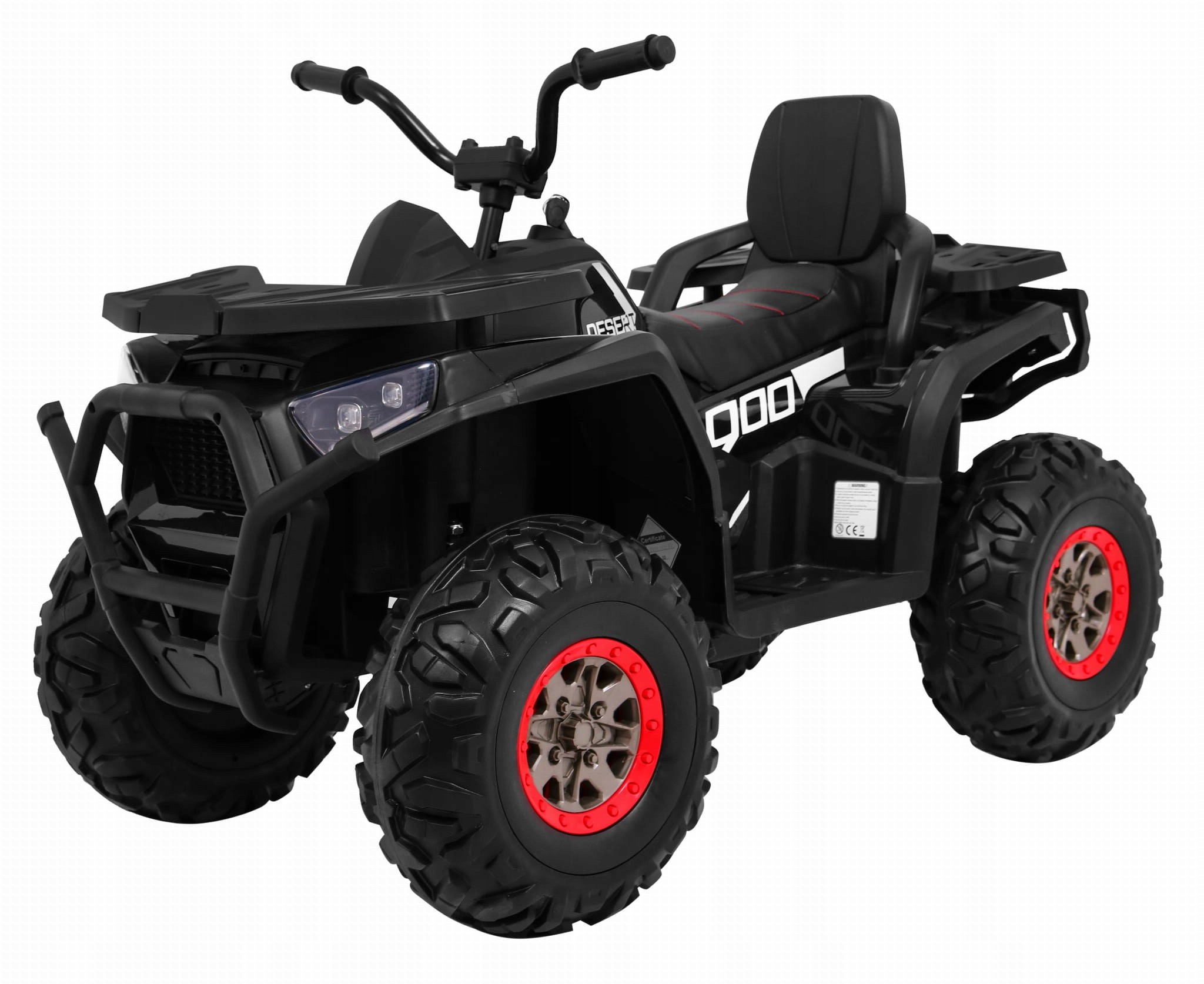 Duży Pojazd Quad Na Akumulator 4x4 Atv Desert Dla Dzieci Pilot Skóra Koła