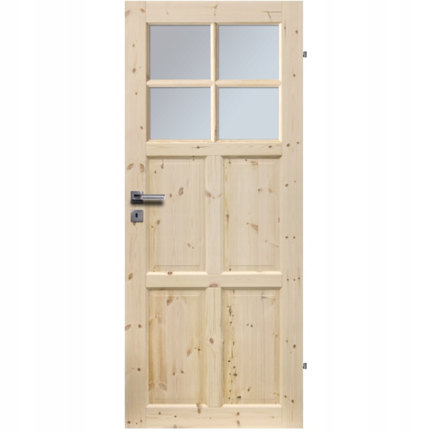 DRZWI WEWNĘTRZNE CZAPLA DREWNO SOSNA WC 70