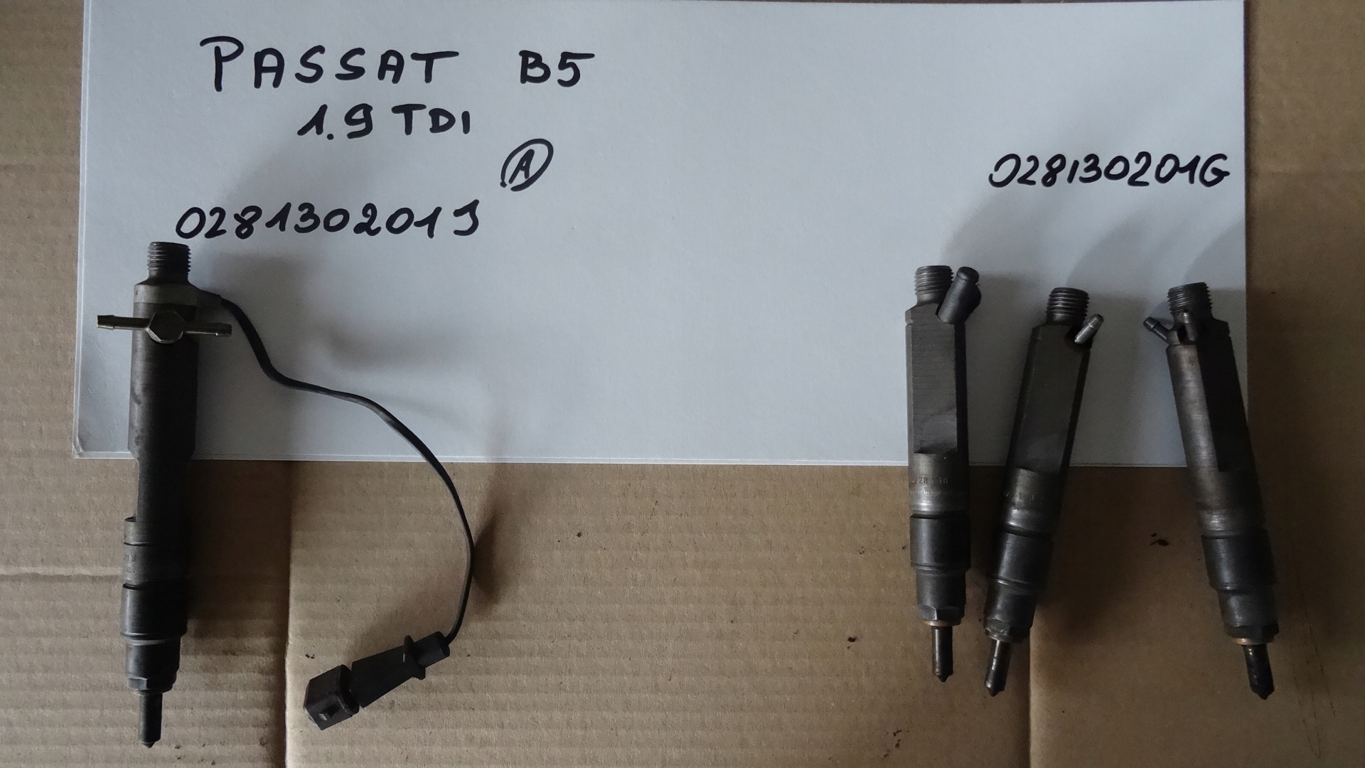 PASSAT B5 1.9TDI WTRYSKIWACZE WTRYSKI