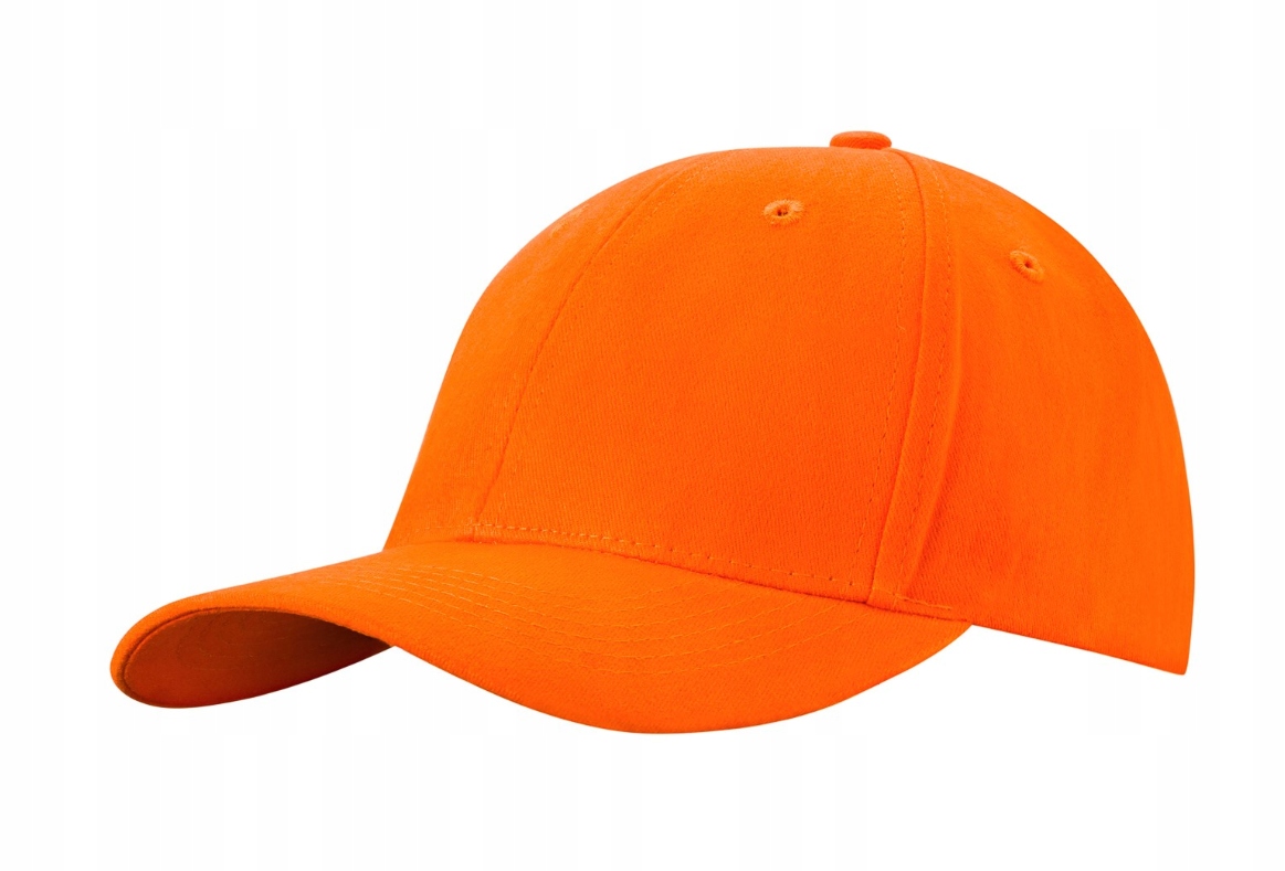 Czapka Z Daszkiem Metalowe Zapięcie 6 paneli Bawełna