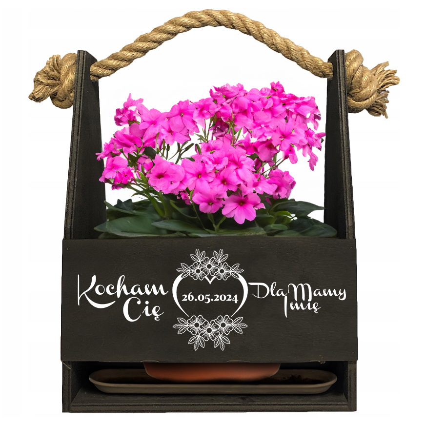 Nosítko na alkohol Květiny Miluji Tě Mami Svátek Matek Vzory