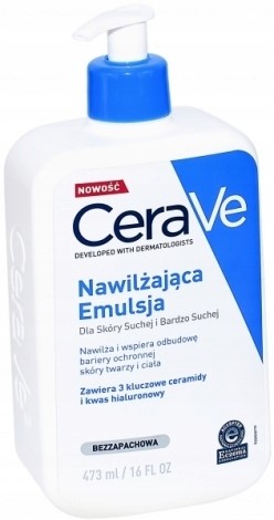 CeraVe nawilżająca emulsja do twarzy ciała 473 ml