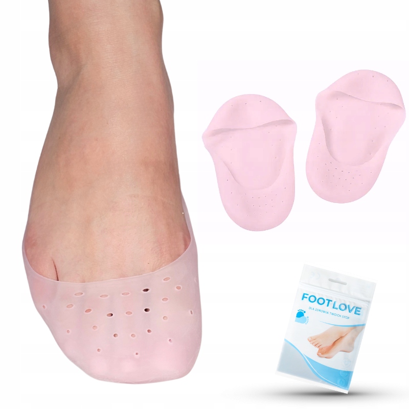 Silikonowe stopki nawilżające na suche pięty rogowacenia naskórka 39-43