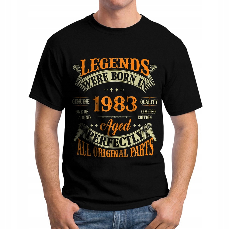 

Koszulka Na 40 Urodziny Vintage 1983 M