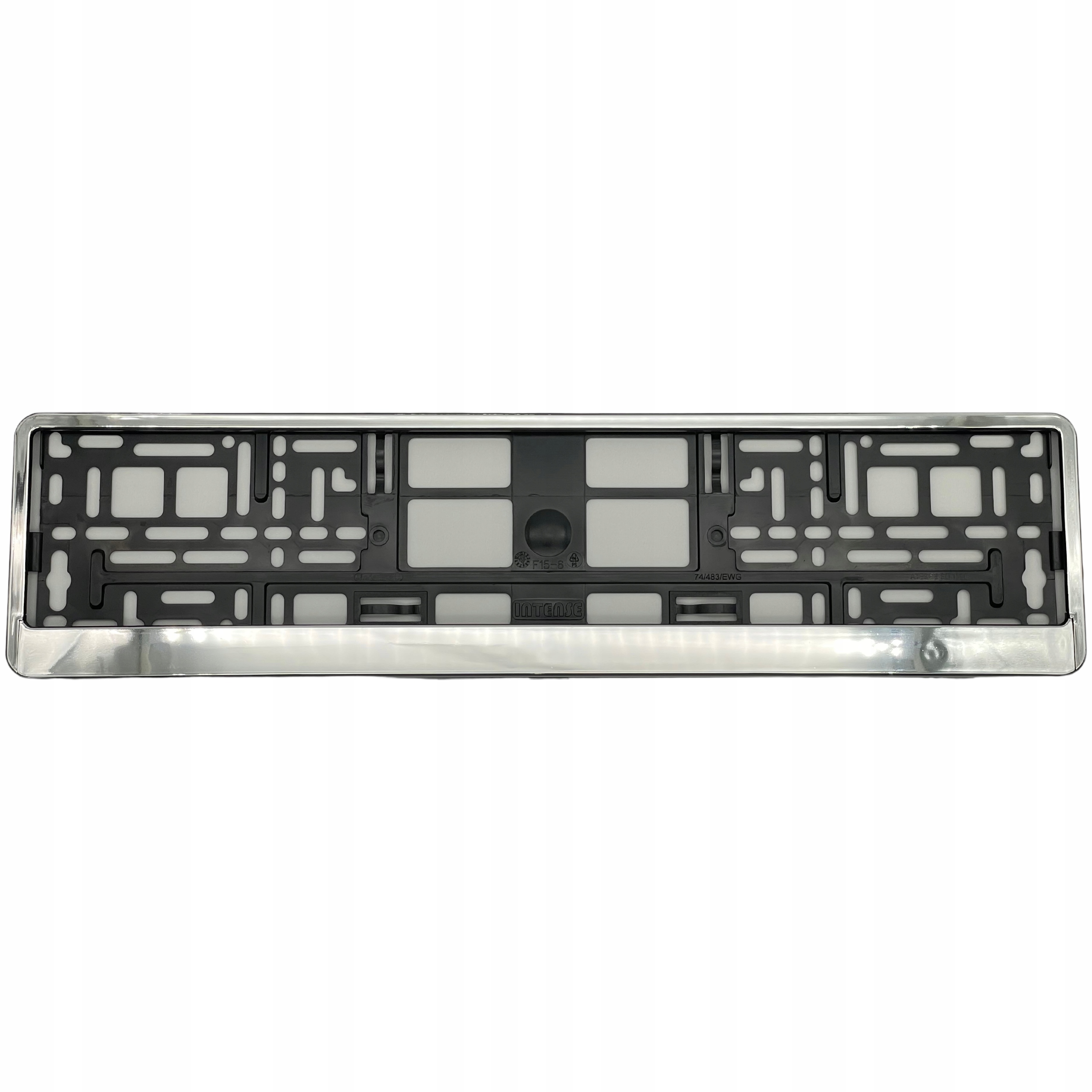 Ramka pod tablicę rejestracyjną do Samochodu Chrom Z Atestem Pl De Ue