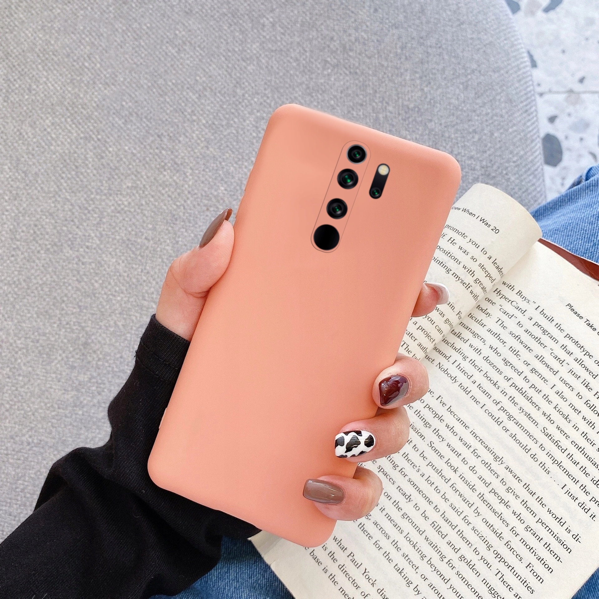 ETUI DO XIAOMI REDMI NOTE 8 PRO SILIKON KOLOR + SZKŁO Materiał inny