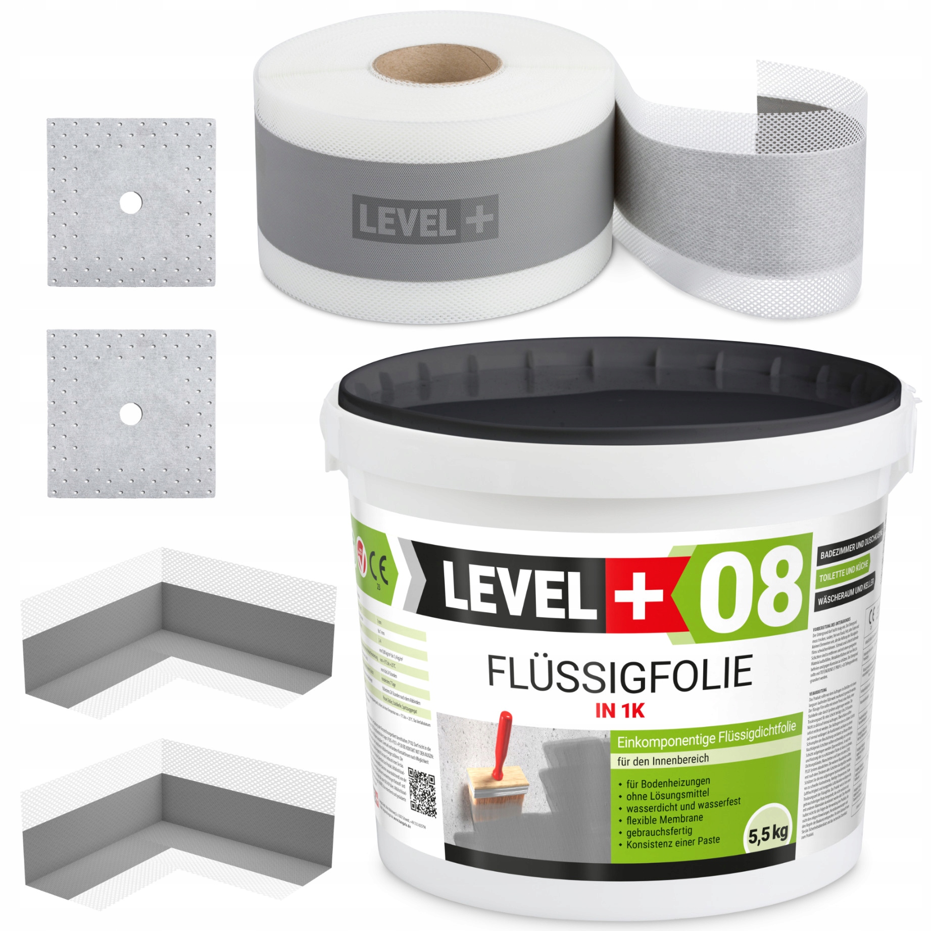 Hydroizolace Sada Fólie 5,5 kg Páska 5 m