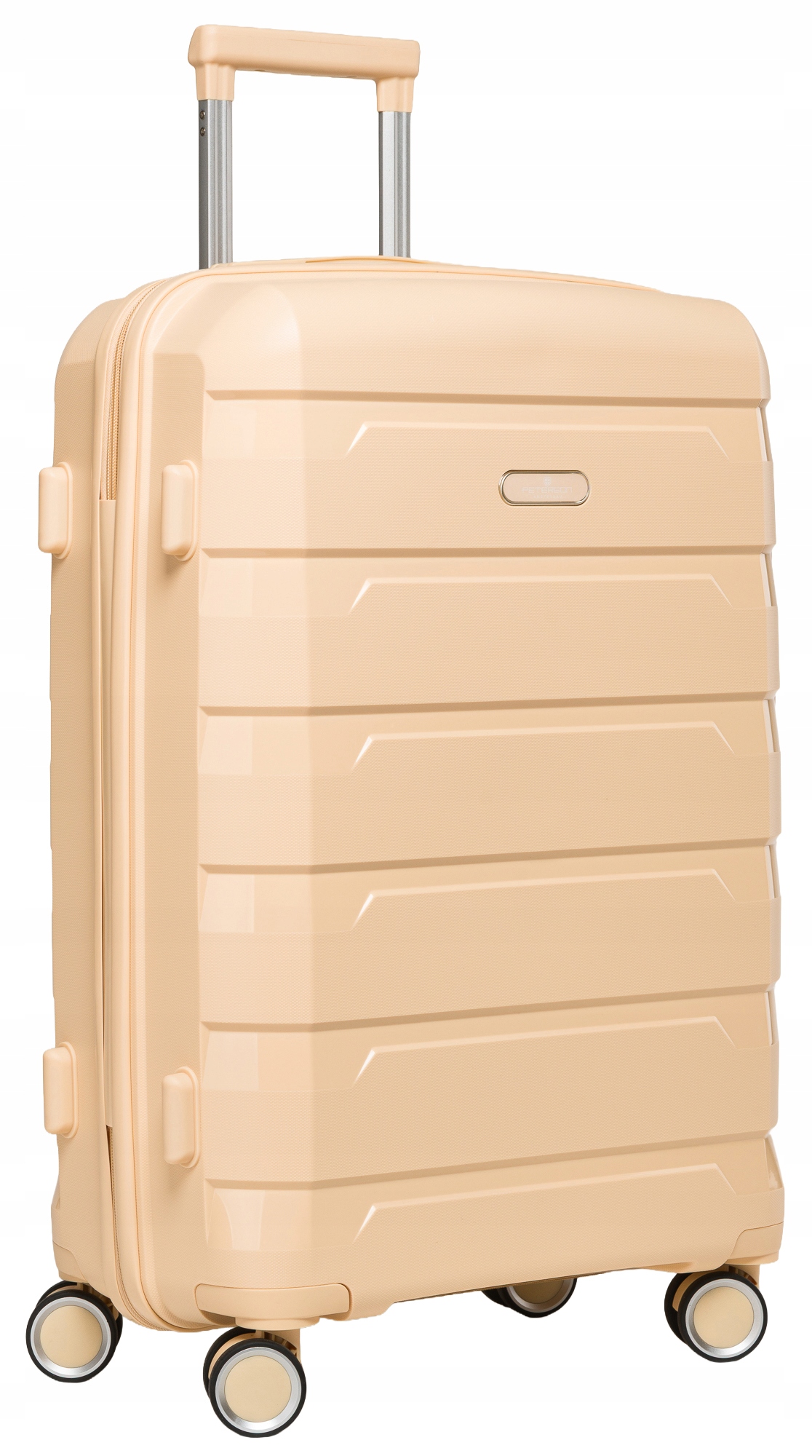 Walizka Peterson polipropylen Ptn HPP-01-W-M-1853 średnia beżowa