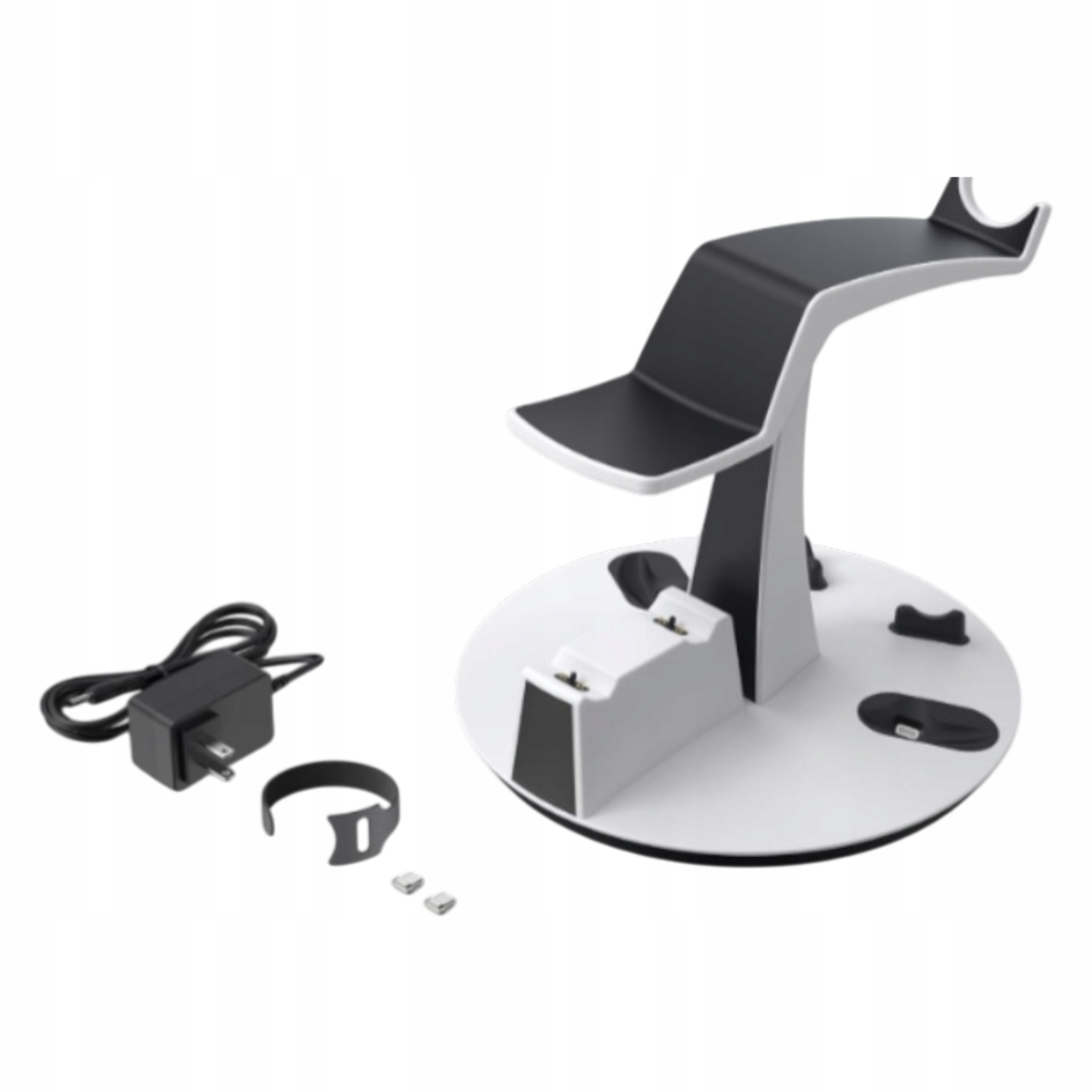 Dokovací stanice Kiwi Design D2 3v1 pro PSVR2 a ovladače PS5 Led