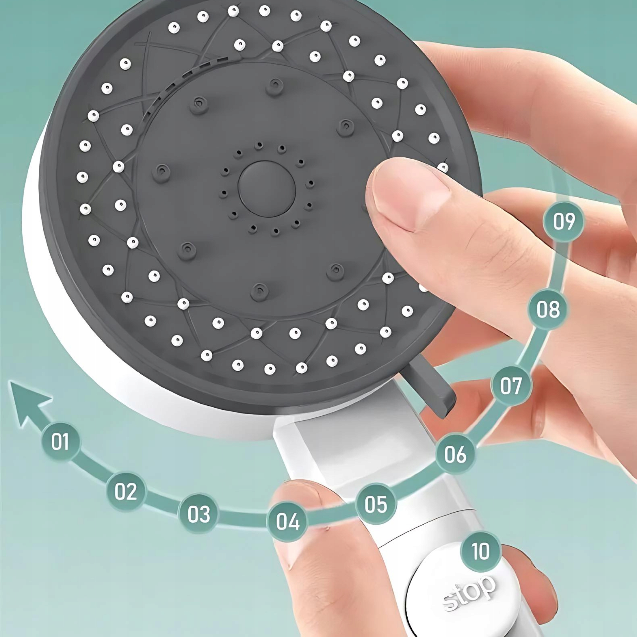 MEGA OSZCZĘDNA SŁUCHAWKA PRYSZNICOWA 8 TRYBÓW ZWIĘKSZAJĄCA CIŚNIENIE EKO Linia MEGA OSZCZĘDNA SŁUCHAWKA PRYSZNICOWA