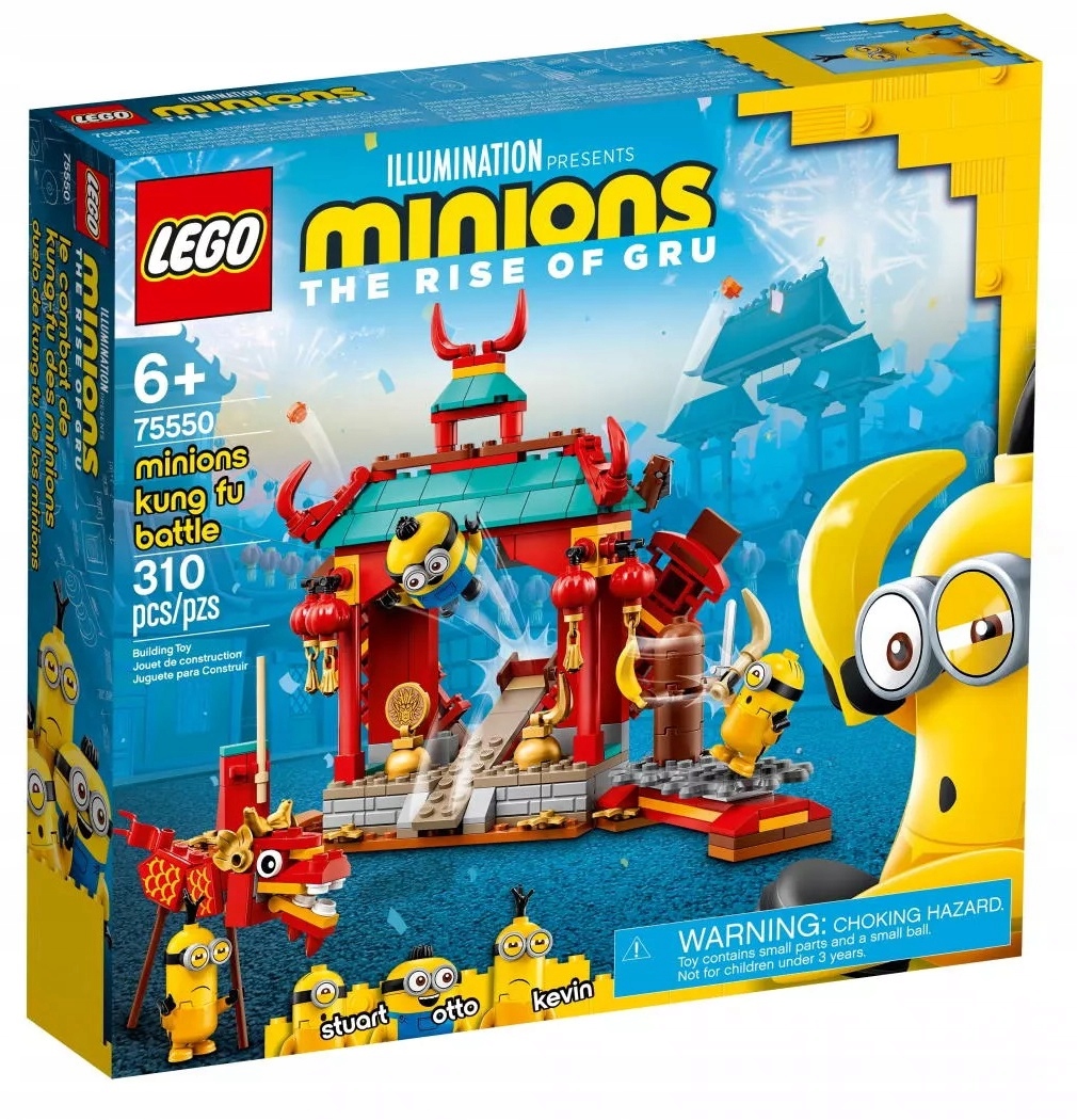 KLOCKI LEGO MINIONS 75550 MINIONKI I WALKA KUNG FU Marka LEGO