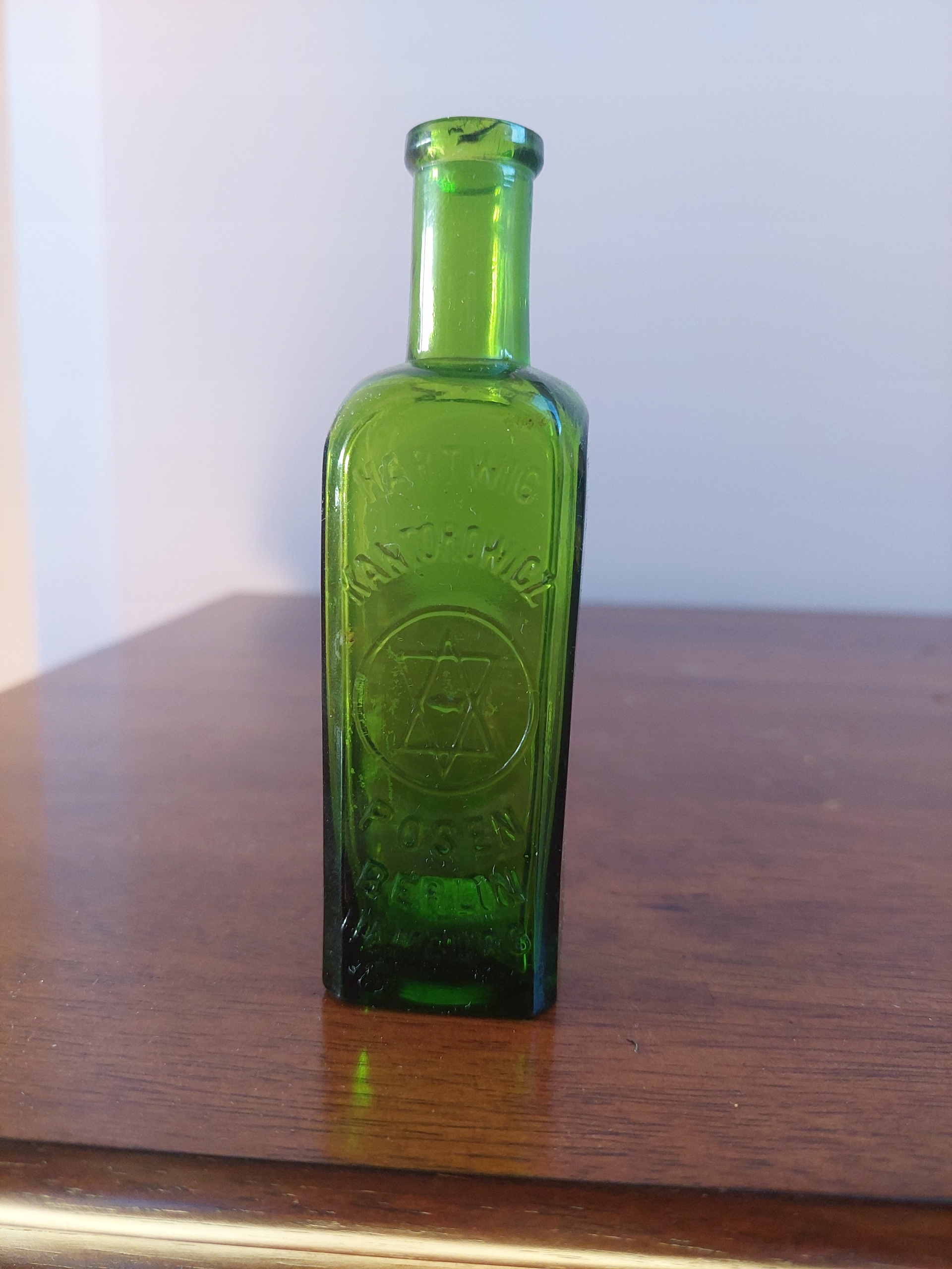 BUTELKA HARTWIG KANTOROWICZ POZNAŃ BERLIN HAMBURG MINIATURKA