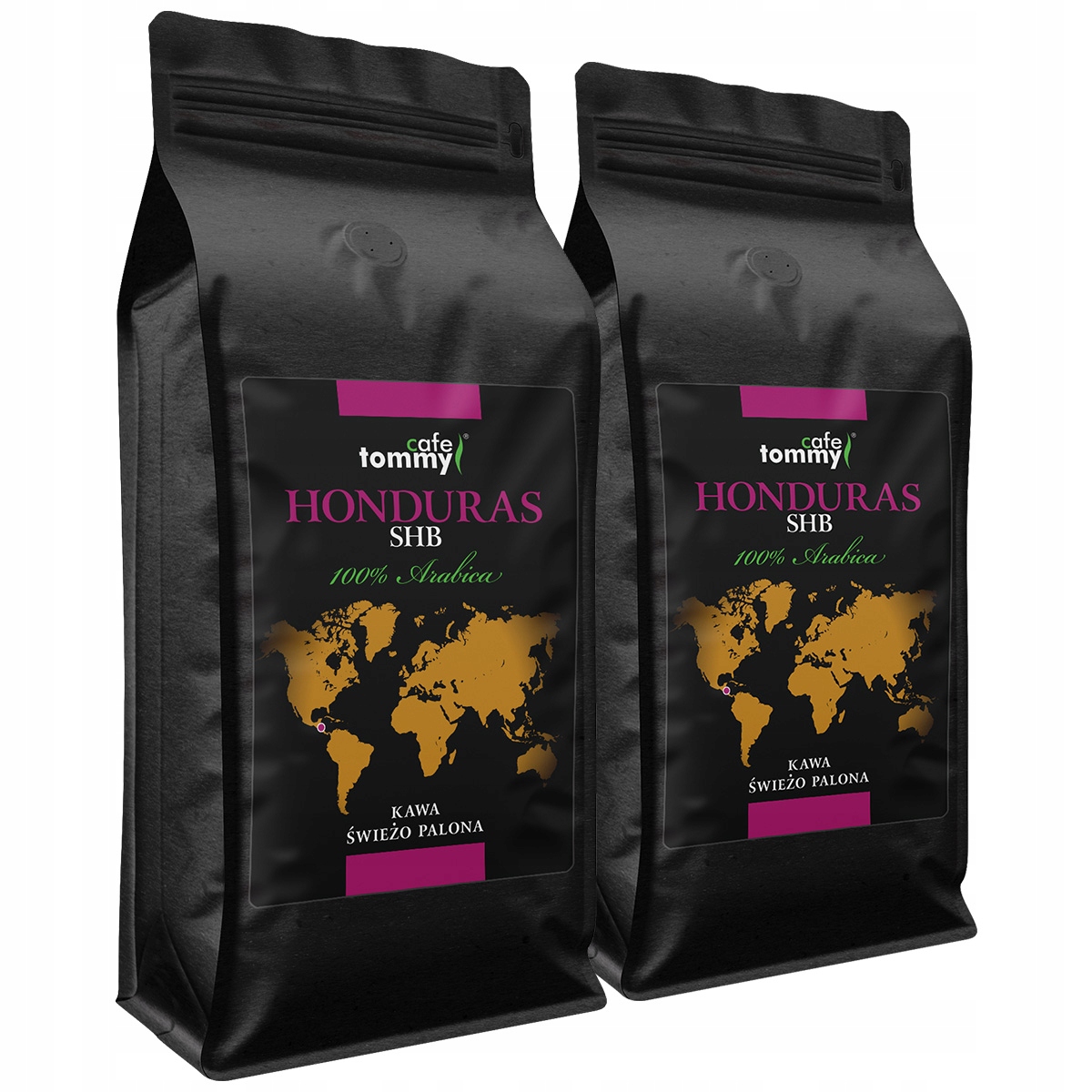 Levně Káva zrnková 2 kg 100% Arabica Čerstvě pražená Honduras Tommy Cafe