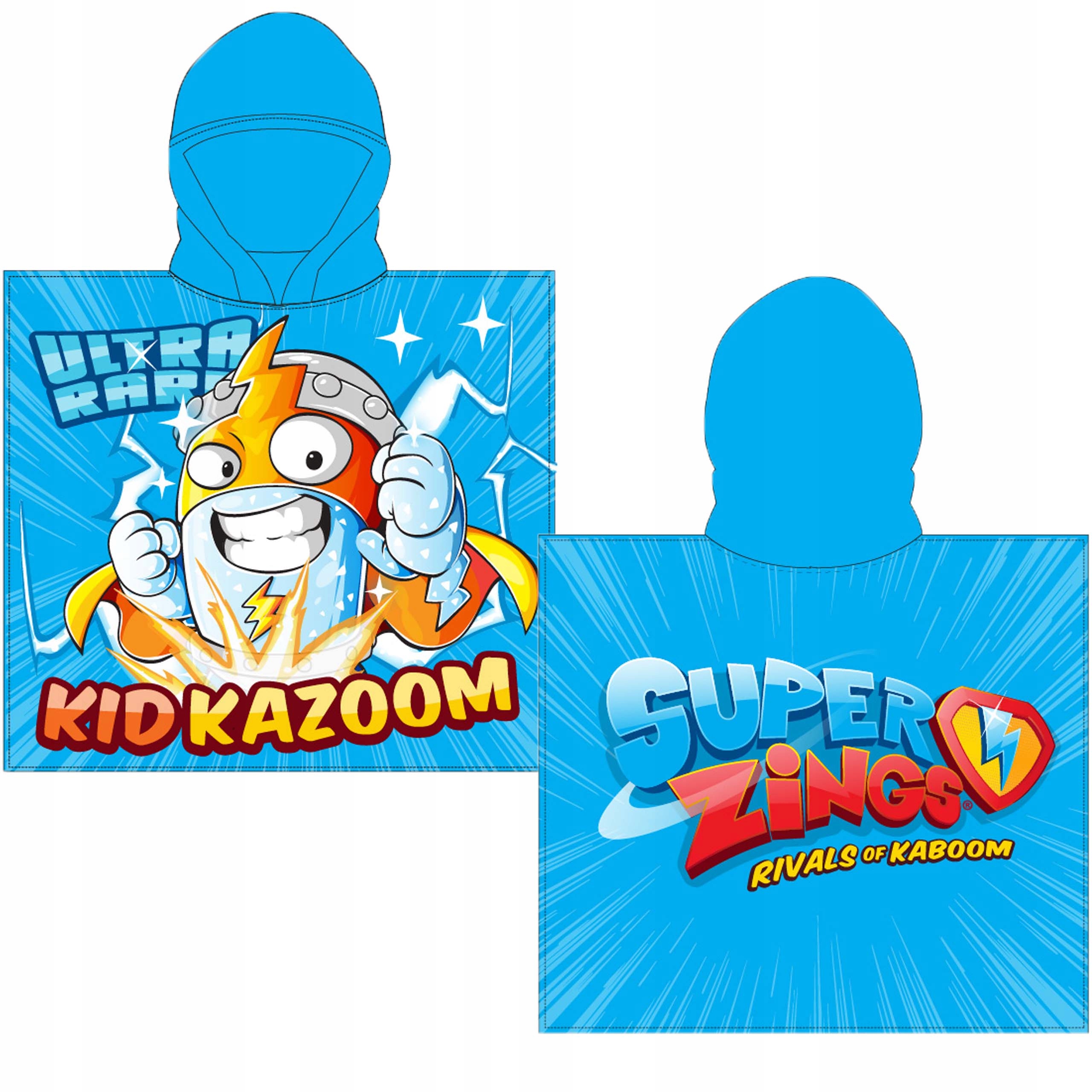 PONCZO KĄPIELOWE okrycie plażowe RĘCZNIK chłopięcy