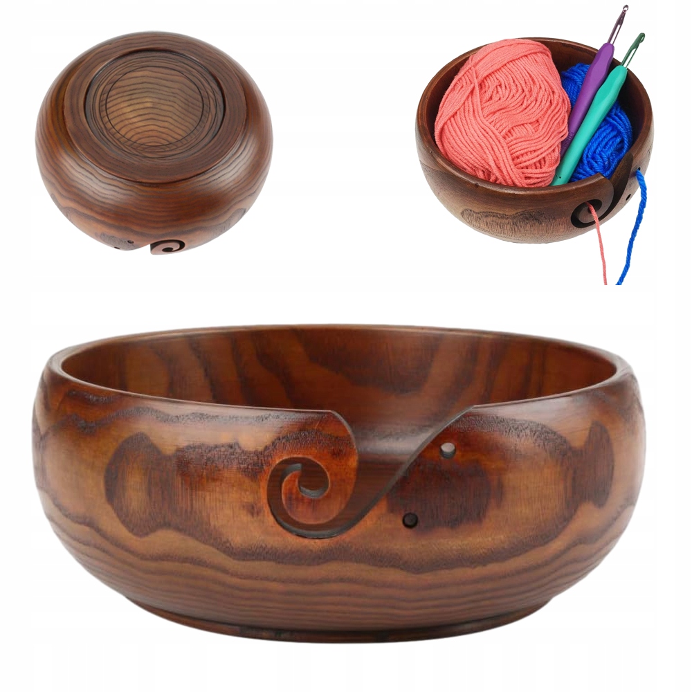 Diy Miska Na Přízi Dřevěná Vlna Na Háčkování Pletení