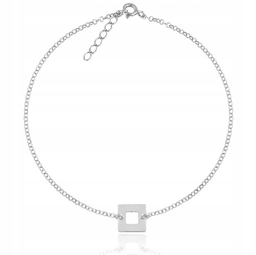 

Bransoletka kwadrat kwadracik srebro925 celebrytka