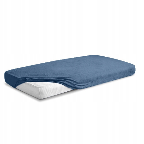 Froté prostěradlo s gumou 200x220 Premium Matex, modré_25