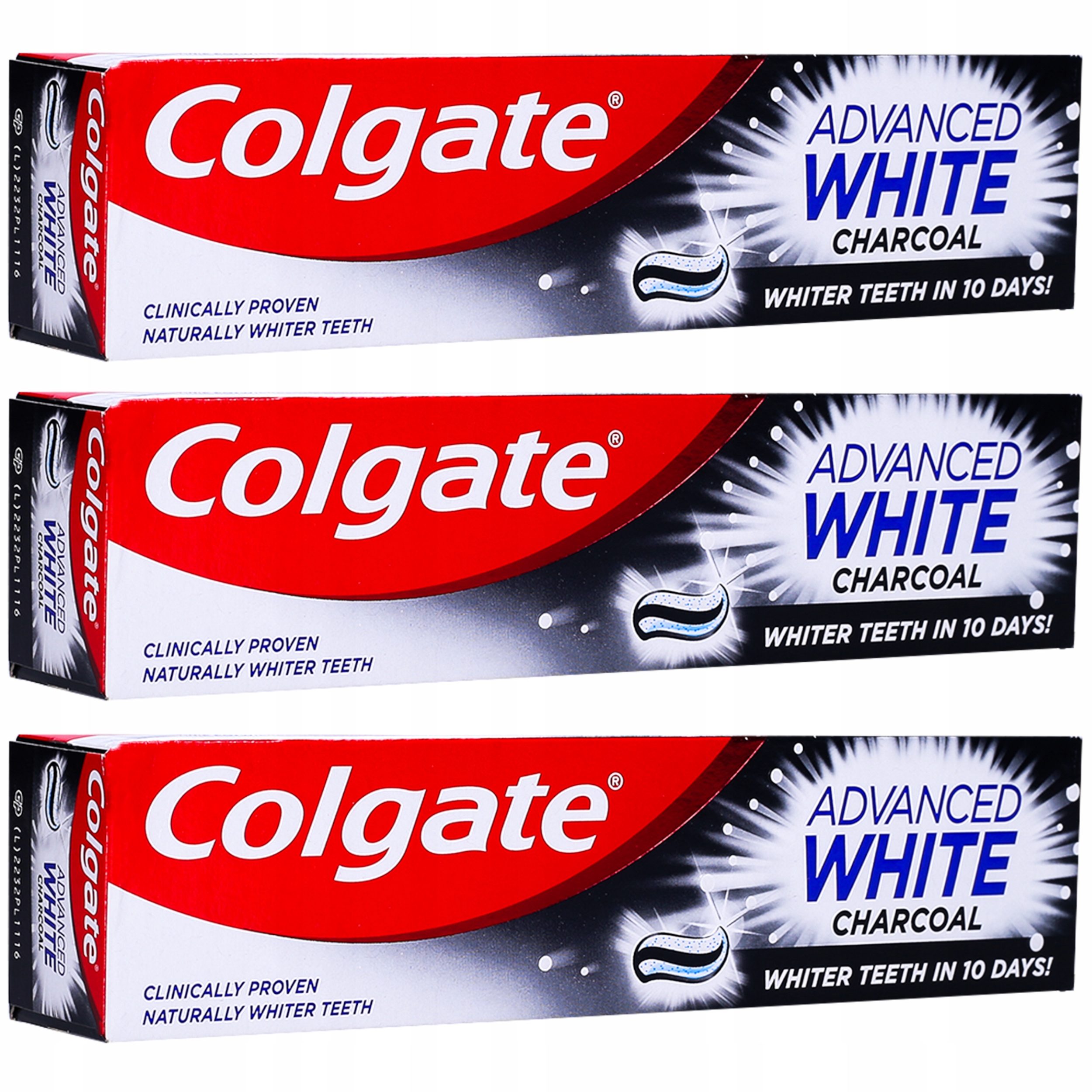 

Colgate Advanced White Pasta Aktywny Węgiel 3 Szt