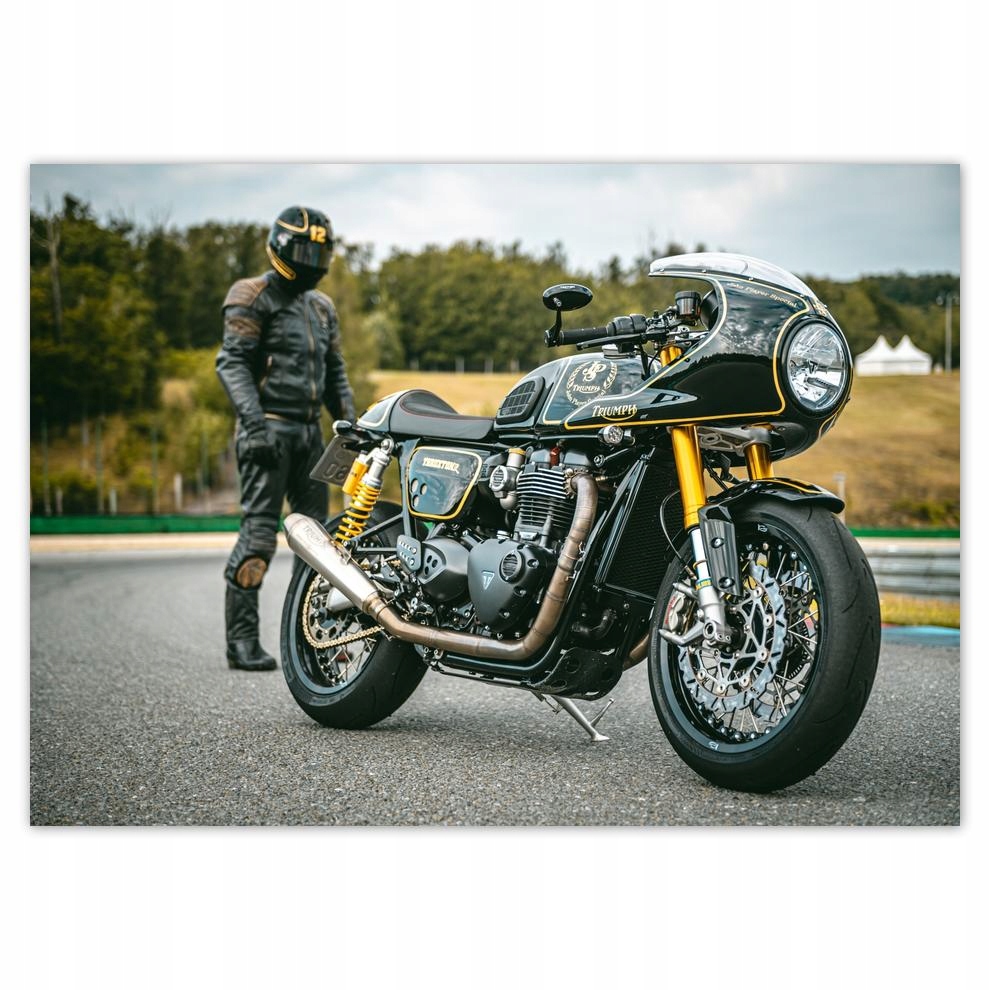 

Naklejki 70x50 Triumph Motocykl Motory