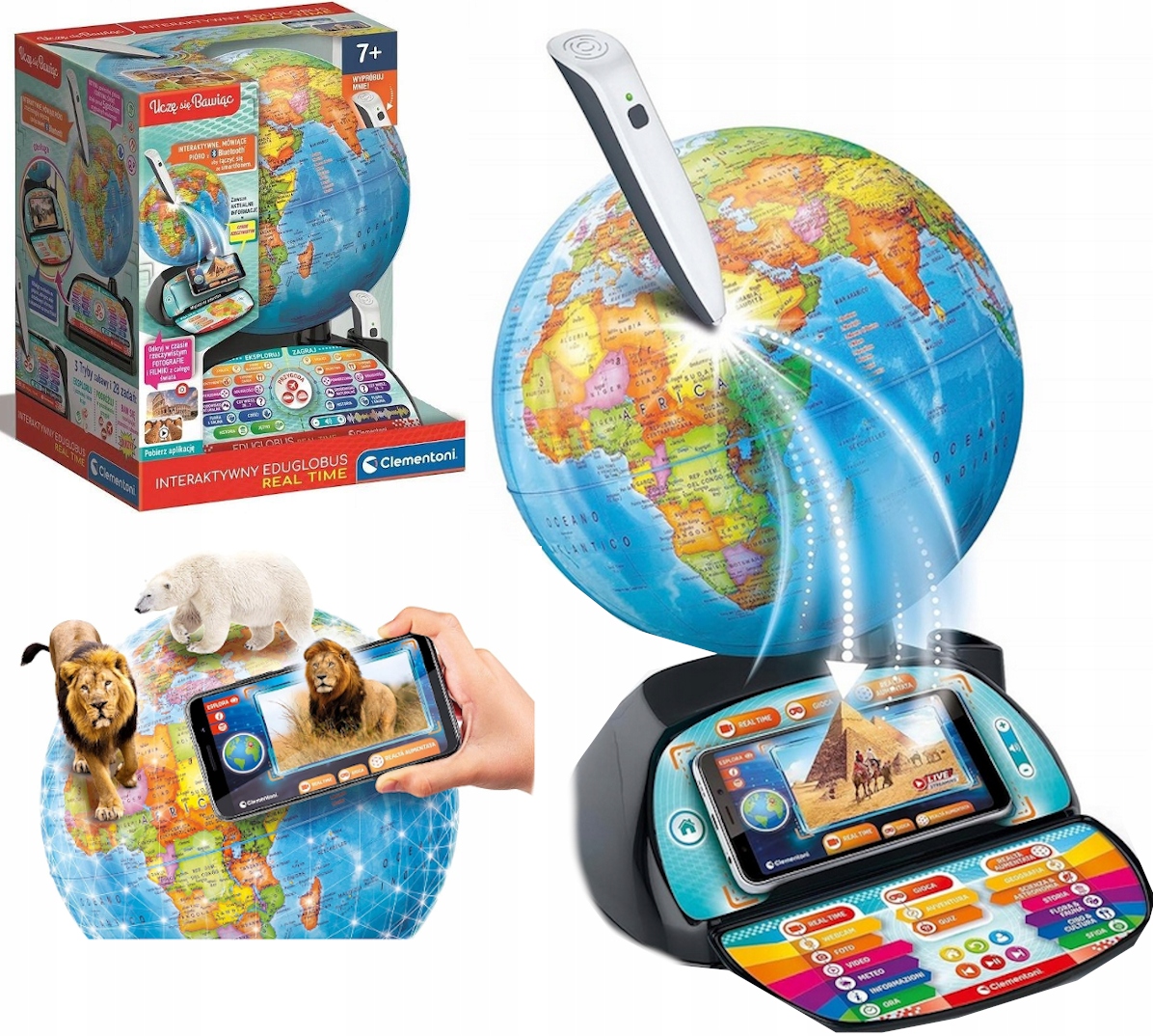 508488 CLEMENTONI INTERAKTYWNY GLOBUS EDUGLOBUS