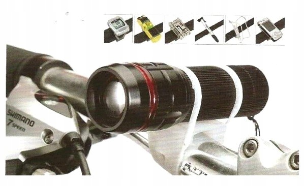 Uniwersalny uchwyt silikonowy do telefonów latarek