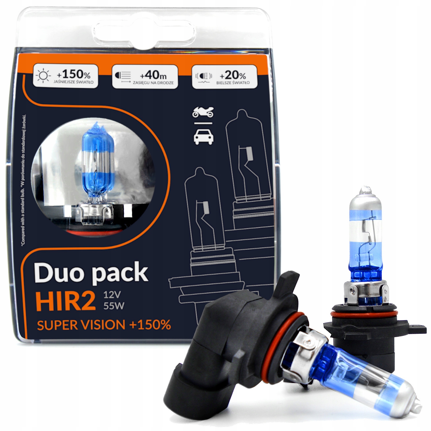 Żarówki Senso Vision 2x HIR2 Duo +150%